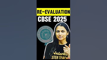 CBSE Released Dates for Re-Evaluation #cbse #cbseresult2025 #reevaluation #class10 #class12 #boards