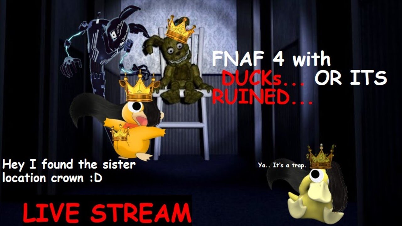 Five Nights at Fridays/FNAF 4 (Livestream) 