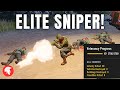 Company of heroes 3  elite sniper  us forces gameplay  4vs4 multiplayer  no commentary