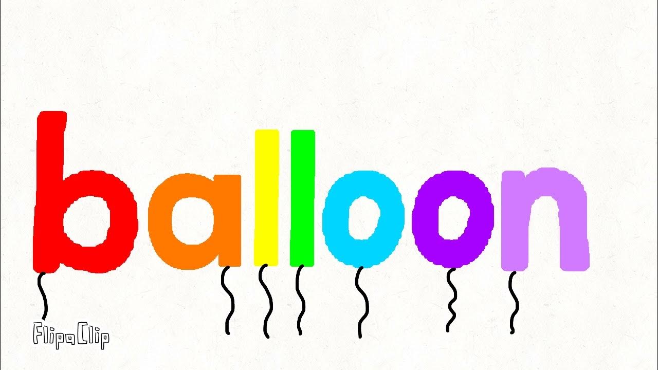 fanmade word balloon YouTube