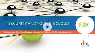 Webinar: Security & Your GIS Cloud