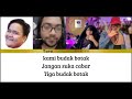 TBB - Tiga budak botak lyrics video ft. Nurul  [ Equal Monster parody ]