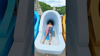 Racer Water Slide at Six Flags Great Escape #shorts