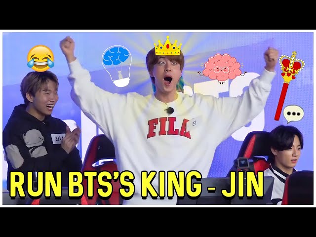 Jin Proves Himself To Be The King Of Run BTS 