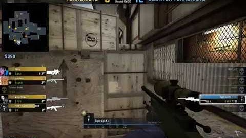 Insane AWP ACE | 1v5 clutch on cache