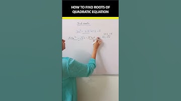 Trick to find roots of quadratic equation #shortsfeed #shorts #maths #trick #shorttrick #education