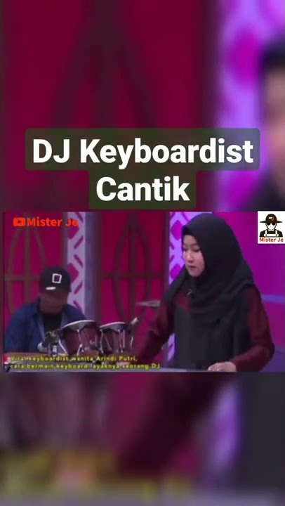 Jari Trampil DJ/Keyboardist Muslimah Cantik