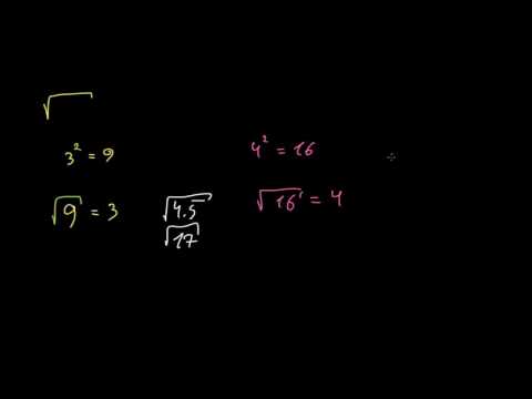 კვადრატული ფესვები: შესავალი