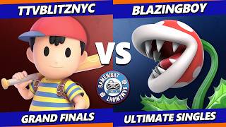 SOS Game Night 95 GRAND FINALS - TtvBlitzNYC (Ness) Vs. BlazingBoy (Piranha Plant) Smash Ultimate