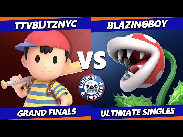 SOS Game Night 95 GRAND FINALS - TtvBlitzNYC (Ness) Vs. BlazingBoy