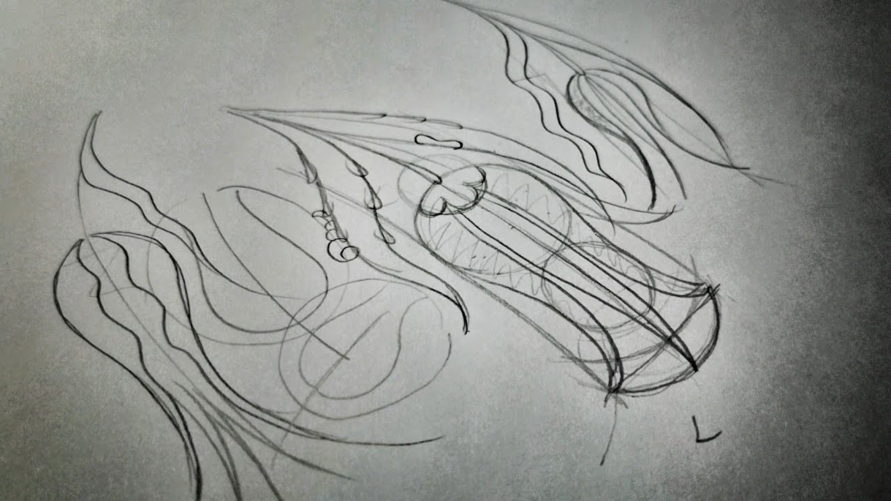 Çinide lale çizimi