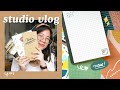 Self-published zines, PaperCon book and packing orders | Studio Vlog | Abbey Sy