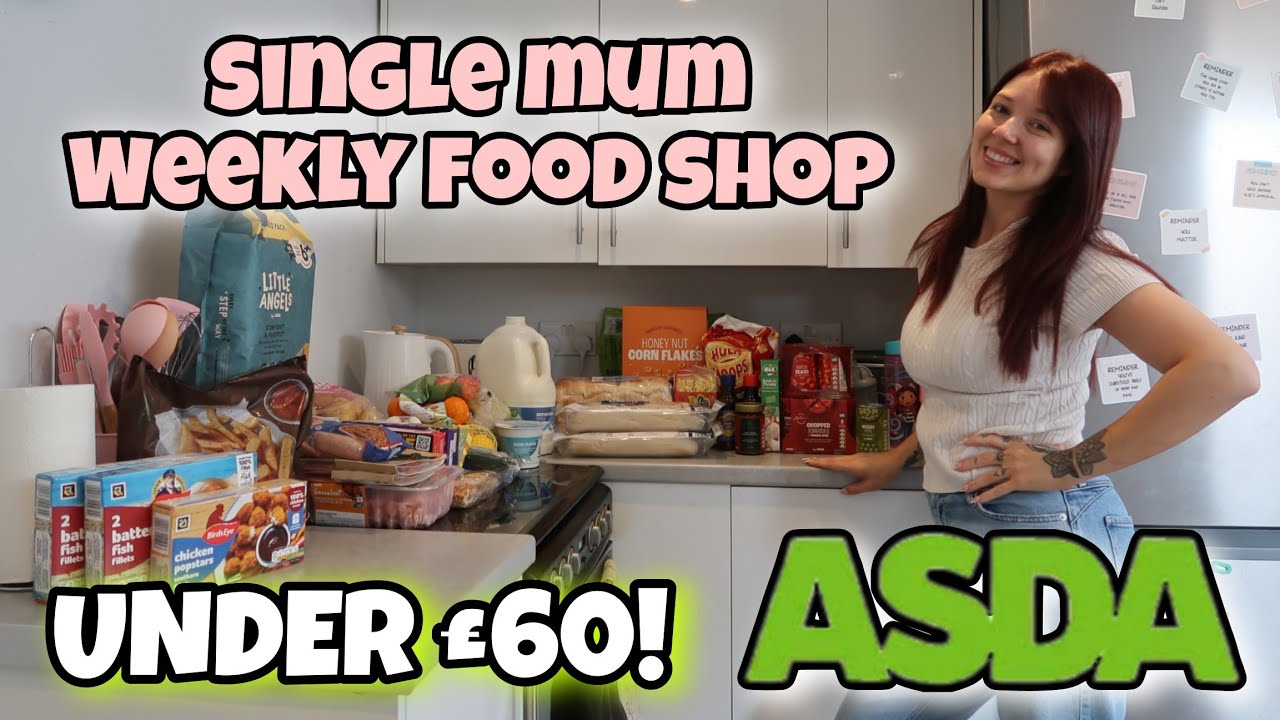WEEKLY FOOD SHOP HAUL AS A SINGLE MUM FOR LESS THAN £60!