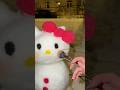 Снеговик Hello kitty#hellokitty #снеговик #хэллоукитти #hellokittysnowman #снеговикhellokitty