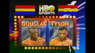 Mike Tyson vs. James "Buster" Douglas (1990) Heavyweight Championship | HBO Sports Off-Air Broadcast