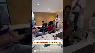 Celebrity After lunch break at the office. Wealth