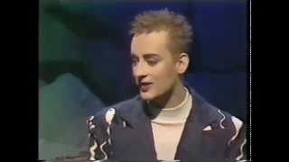 Boy George. Interview with Paul Thompson. 1988