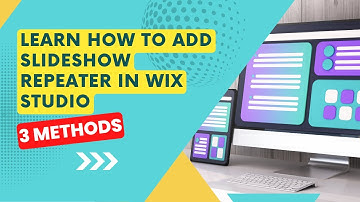 How to Add Slideshow Repeater in Wix Studio using 3 different methods [Wix Studio Tutorial 2024]