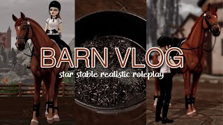 Barn Vlog || chores, riding & rescue work [Star Stable Realistic Roleplay]