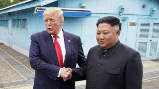 Trump becomes first sitting US president to cross border into North Korea