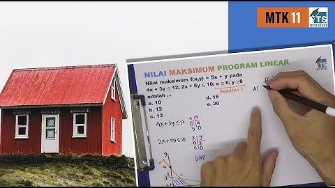 Nilai Maksimum Program Linear
