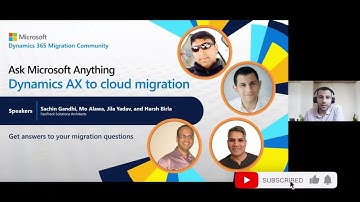 Ask Microsoft Anything Dynamics AX to Cloud Migration - TechTalk