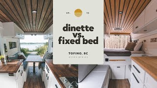 Dinette VS Fixed Bed   I   Pros and Cons