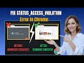 FIX STATUS_ACCESS_VIOLATION Error in Google Chrome (5 Easy Solutions)