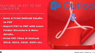How to Convert PST File into PDF Format.