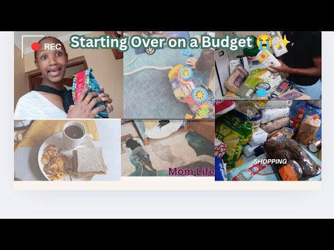 🛒 Grocery Shopping for my first Apartment | Stay-at-Home Mom Vlog | Moving Out Series