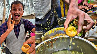 ऐसा भयंकर Panipuri वाला नहीं dekha होगा  इनके Style के Fan हो जाओगे  || street food