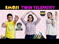 EMOJI TWIN TELEPATHY | Family Comedy Challenge | Emoji Challenge 5 | Aayu and Pihu Show