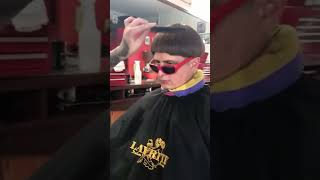 Oliver Tree getting a haircut (life goes on) #shorts