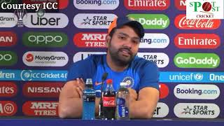 #ICCWorldCup2019 Rohit Sharma on Rishabh Pant Batting at No 4 against Eng | SpotPost | SpotPost.in screenshot 2
