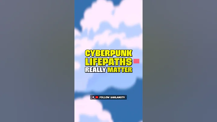 The Cyberpunk Lifepaths REALLY Matter (Cyberpunk 2077) #SummerOnShorts