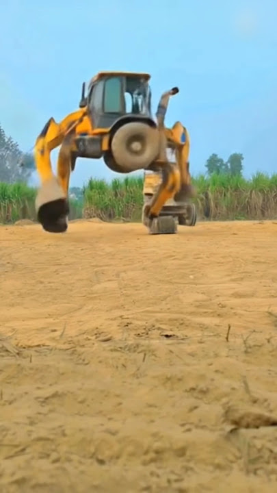 jcb walking vs tractor run #travel #viralshort #shortvideo #trending #video #viralvideo #ytshorts