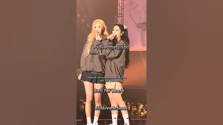 Proof that rosé and jisoo love each other #kpop#lisa#jisoo#jennie#rosé#fypシ゚viral#blackpink