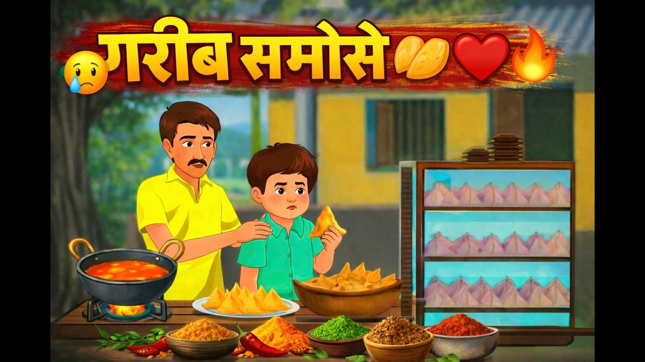 ग्रीब समोसे वाला | garib samoshe wala I hindikahaniya I moral stories I cartoon