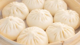 Chinese Steamed Pork Buns, soft and fluffy