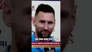 Cómo Messi Habla de la Selección Argentina después de Ganar una Posible Final de Copa #fifa #messi#i