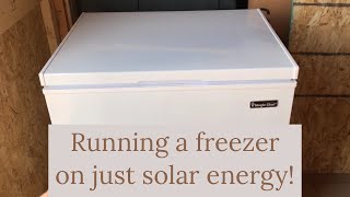 Running a Freezer On Solar Energy [Prep 365: EP109]
