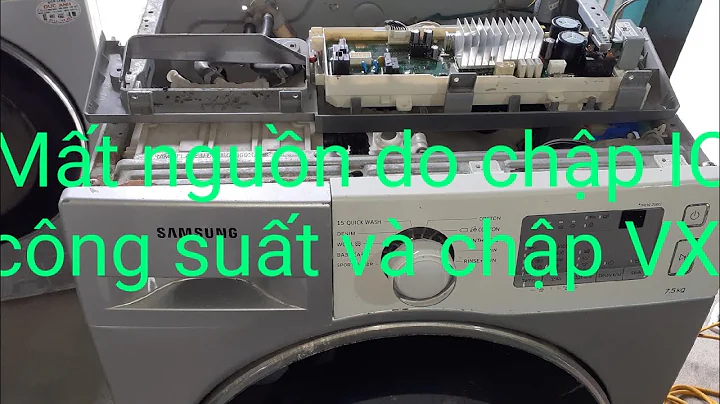 Bệnh truyền kiếp của máy giặt Samsung inverter, lỗi mất nguồn do chập IC công suất và chập VXl.
