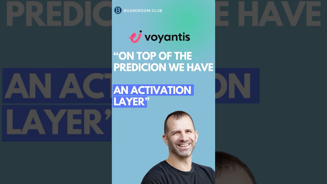 Генеральный директор Voyantis: Помимо прогнозов, у нас есть активационный слой! 