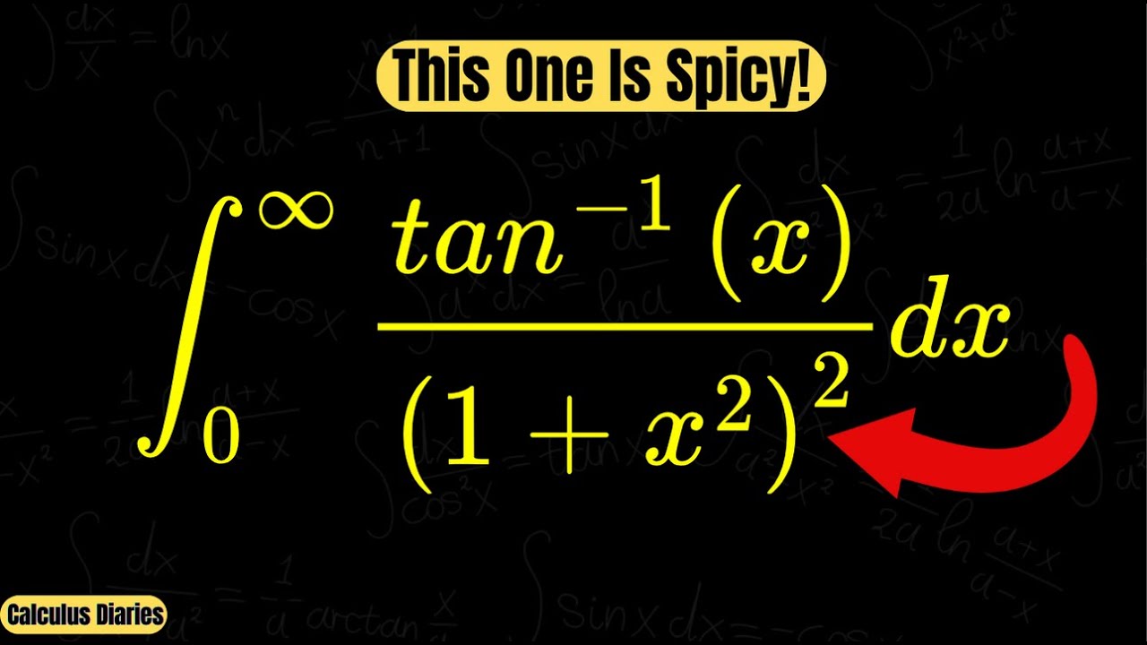 Tricky Integrals Tricky Denominator: How to Solve Integral of arctan(x)/(1+x^2)^2 - YouTube