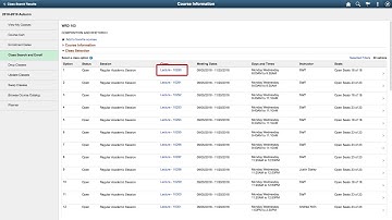 Class Search and Enroll Tutorial