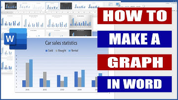 How to make a Graph in Word | Microsoft Word Tutorials