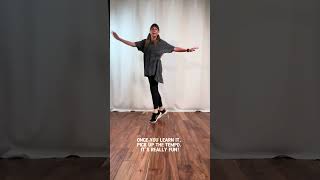8-count combo featuring hook step, side kicks, glide, hip twist