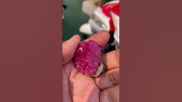 mogok ruby from burma gem mineral crystal specimen fine color #short #gemstone #ytshort #subscribe