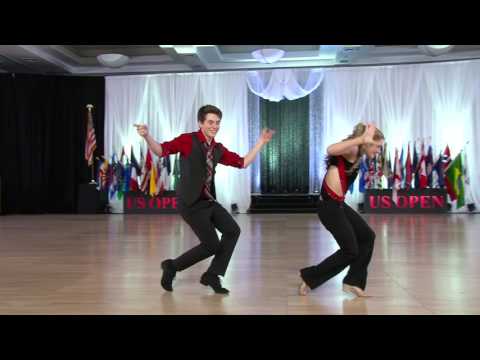 Swing Dancers Ryan Boz and Alexis Garrish win FIRST PLACE US OPEN Young Adult