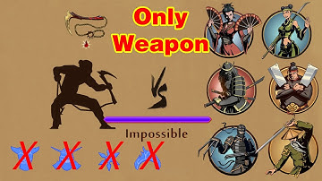 Shadow Fight 2 || Only Blood Reaper vs BOSSES 「iOS/Android Gameplay」